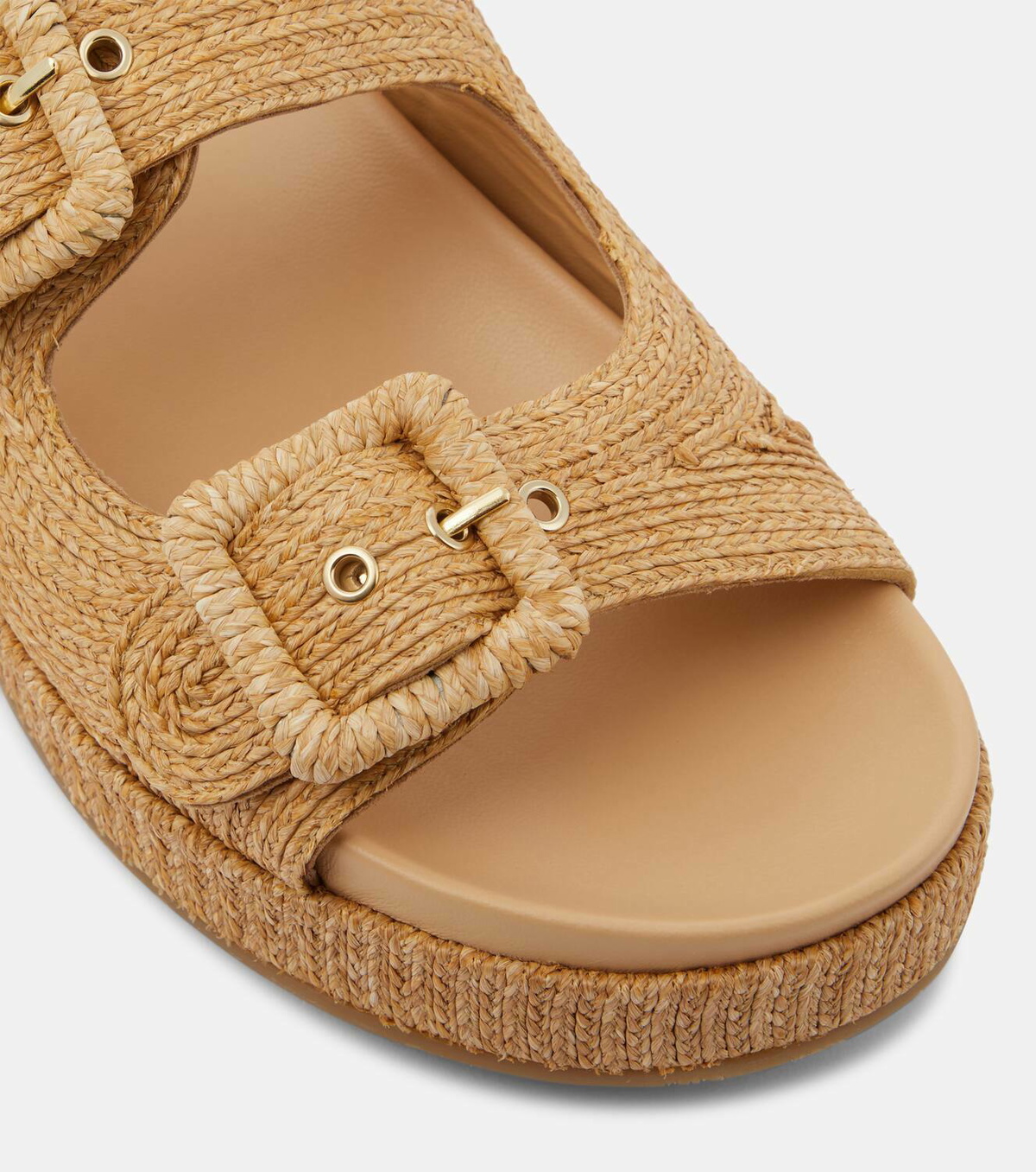 Aquazzura Vacanza raffia sandals Aquazzura