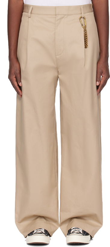 Photo: DARKPARK Beige Daniel Trousers