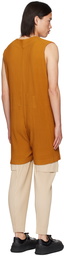 HOMME PLISSÉ ISSEY MIYAKE Orange Colorful Pleats Jumpsuit