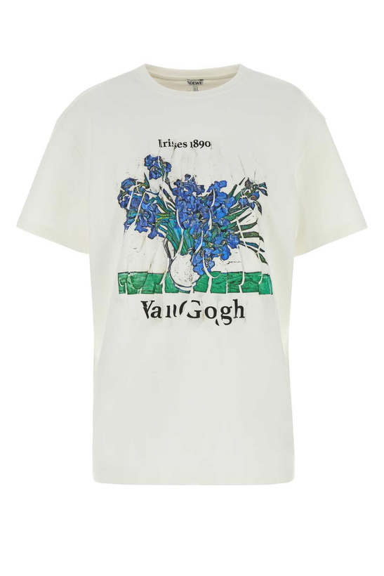 Photo: Loewe White Cotton Blend Oversize T-shirt
