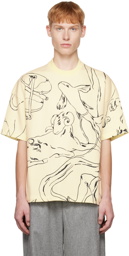 Jil Sander Yellow Print T-Shirt