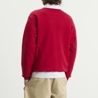 Drôle de Monsieur Men's Drole De Monsieur The Best Club Script Logo Sweatshirt in Red