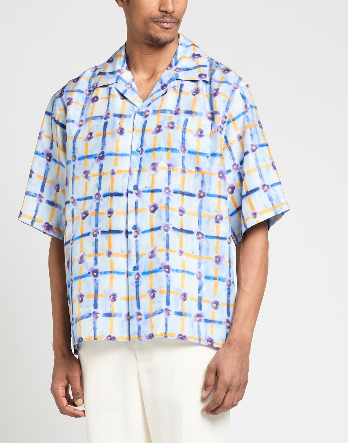 Marni Mens Shirt Light in Blue