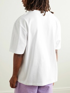 Jacquemus - Logo-Appliqéd Printed Cotton-Jersey T-Shirt - White