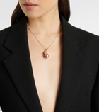 Bottega Veneta Sterling silver necklace with freshwater pearl