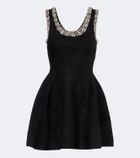 Simkhai Leona crystal-embellished minidress