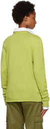 Bianca Saunders Green Tun Over Sweater