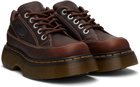Dr. Martens Brown Buzz 5-Eye Grizzly Leather Derbys
