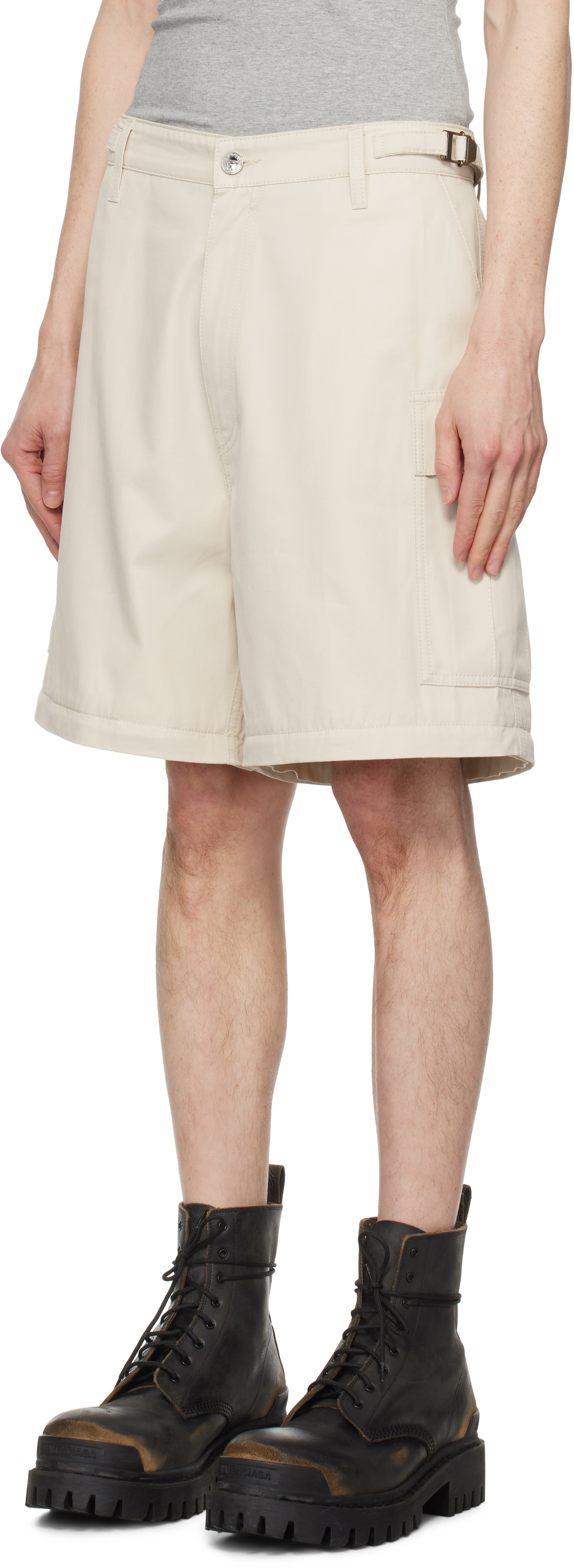 VETEMENTS Multicolor Deconstructed Triple Cargo Pants