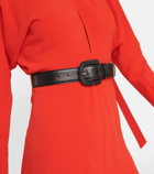 Altuzarra Braid Buckle leather belt