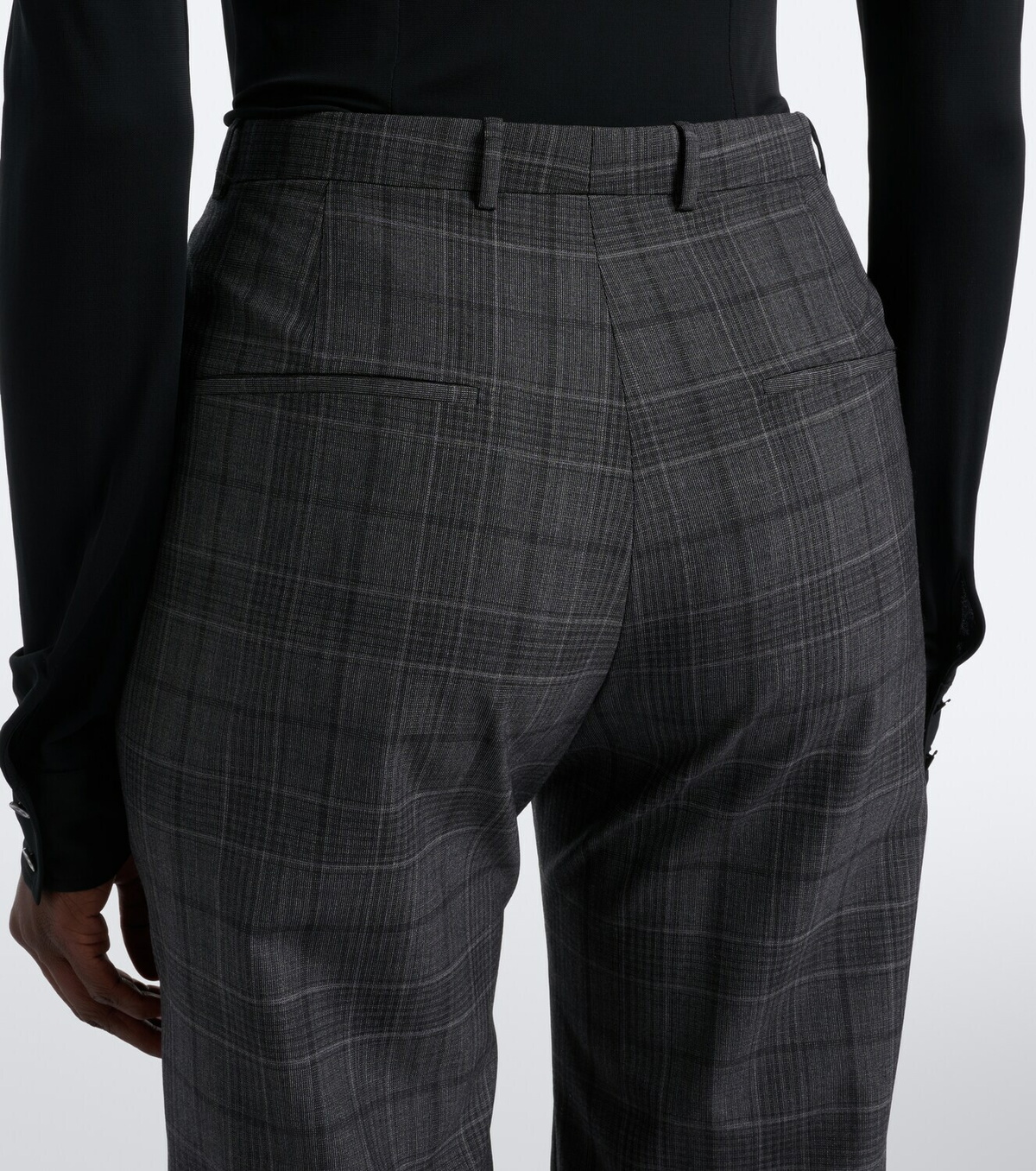 Gucci Checked wool straight pants
