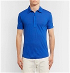 Orlebar Brown - Sebastian Slim-Fit Merino Wool-Jersey Polo Shirt - Men - Blue