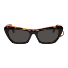 Acne Studios SSENSE Exclusive Black and Tortoiseshell Azalt Sunglasses