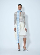 Acne Studios Asymmetric Lace-Trim Skirt