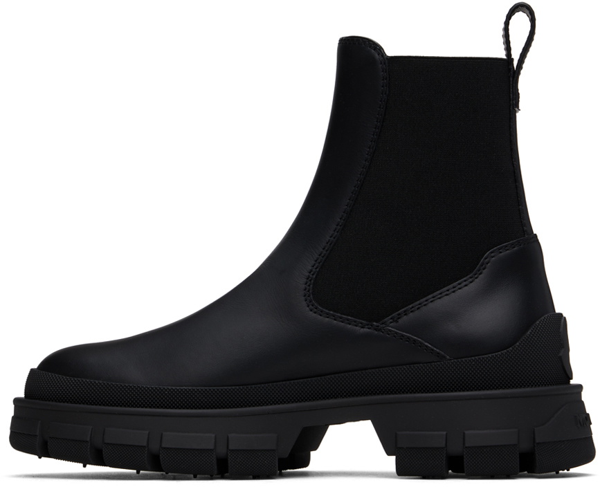 Moncler Black Hevea Chelsea Boots