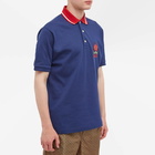 Gucci Men's Pablo Delcielo Logo Polo Shirt in Navy