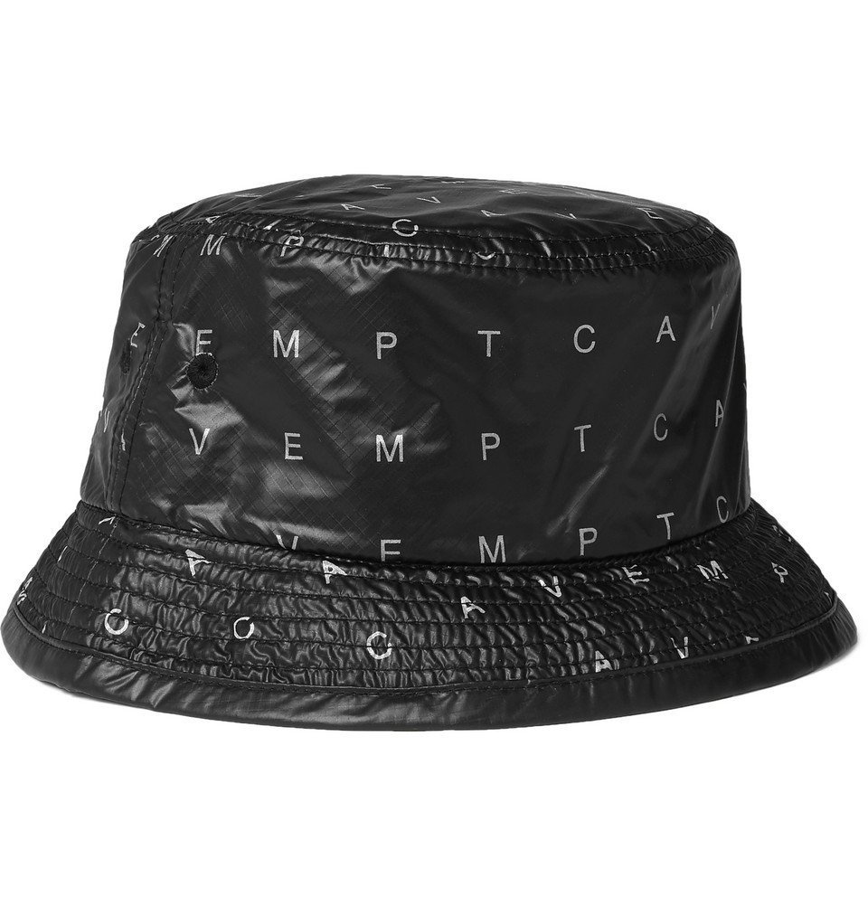 Photo: Cav Empt - Array Logo-Print Ripstop-Shell Bucket Hat - Black