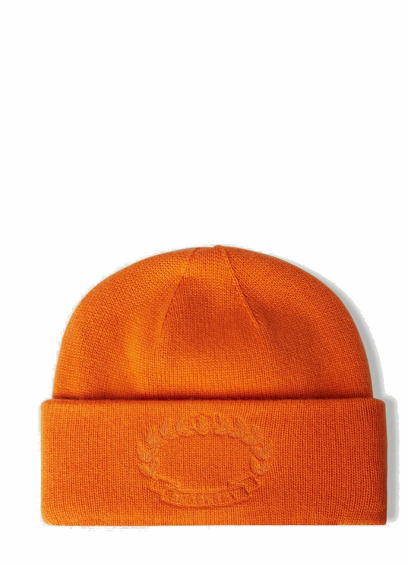 Photo: Ghost Crest Beanie Hat in Orange