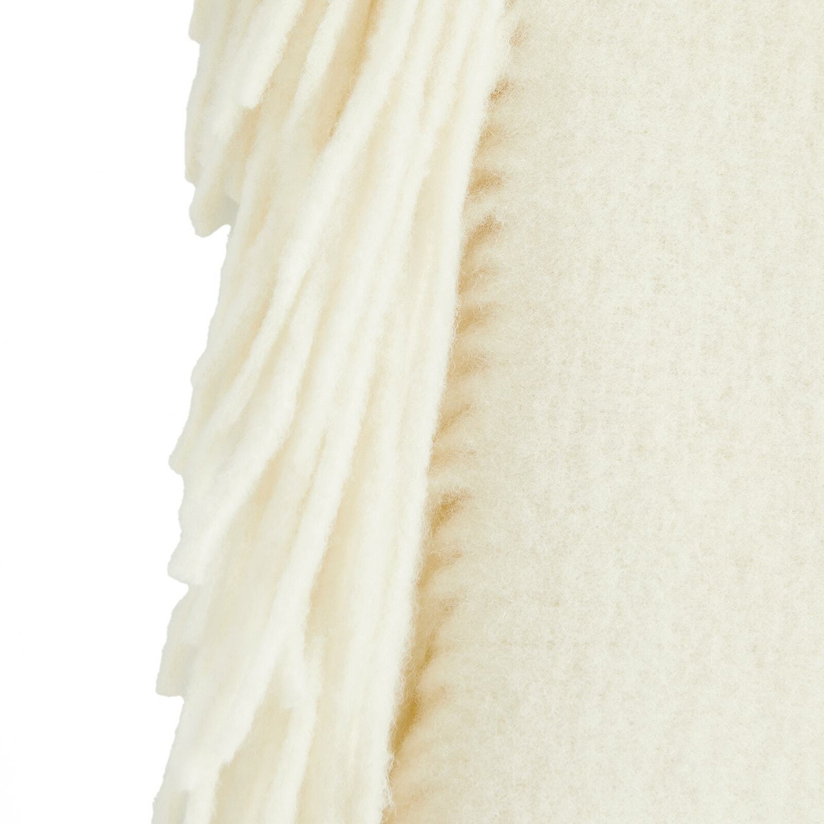 Holzweiler Women's Tassel Scarf in Ecru 
