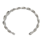 Maison Margiela Silver Polished Chain Bangle