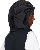 Maison Margiela Black Hooded Scarf