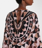 Pucci Manuba silk crêpe de chine kaftan