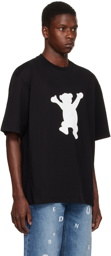 We11done Black Teddy T-Shirt