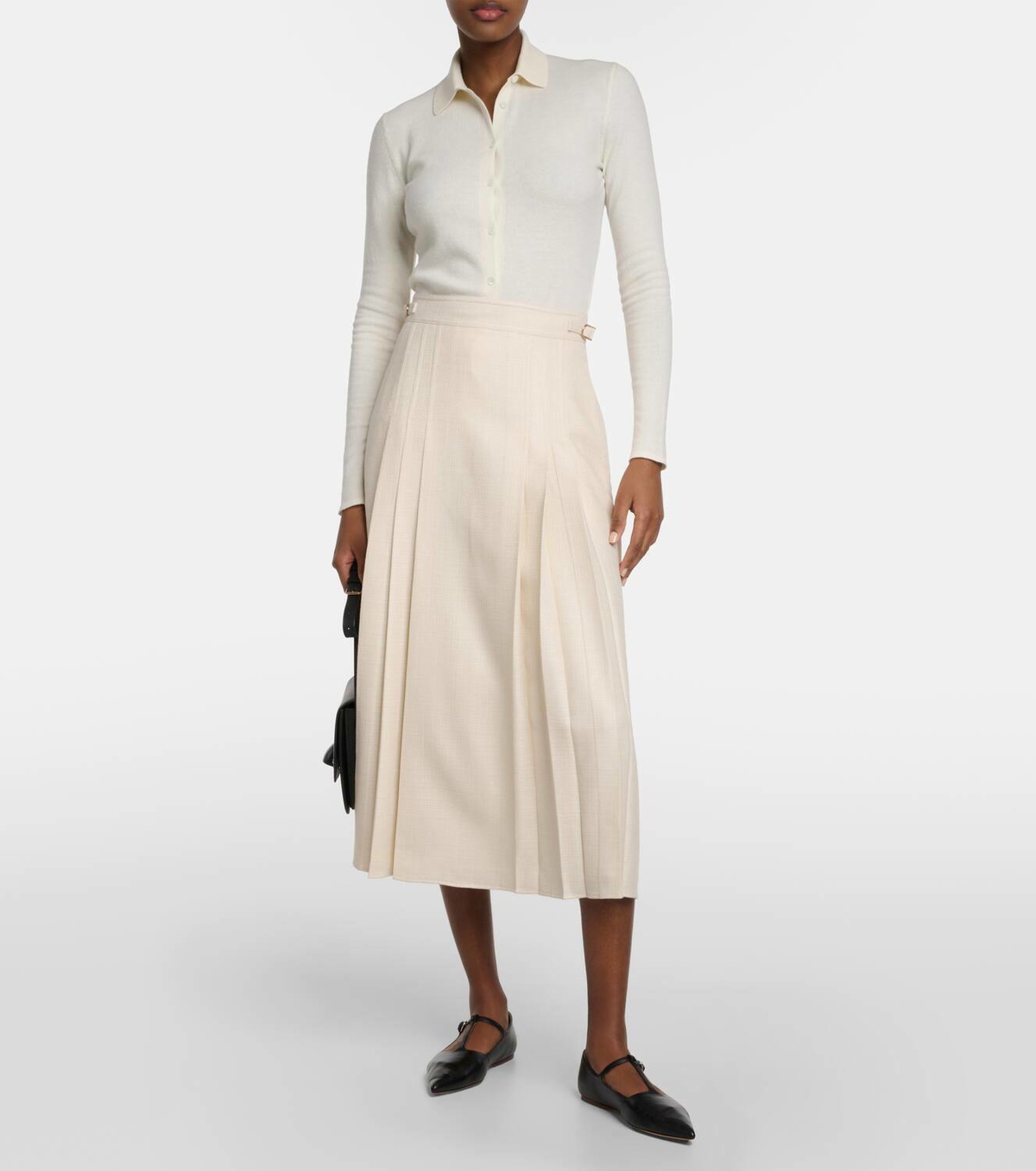 ミニスカート GABRIELA HEARST Women Mini Skirts 2239800 A016 Yellow Gabriela Hearst Flared Skirt | Yellow | FARFETCH