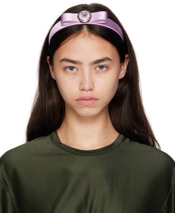 Photo: Versace Purple Gianni Ribbon Headband