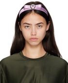 Versace Purple Gianni Ribbon Headband