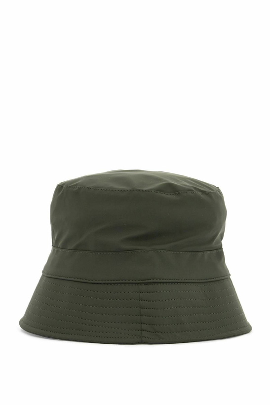 Photo: RAINS waterproof bucket hat Green