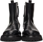 ADYAR SSENSE Exclusive Black Zip-Up Boots