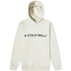 A-COLD-WALL* Men's Logo Popover Hoody in Bone