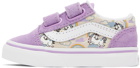 Vans Baby Purple Old Skool V Sneakers