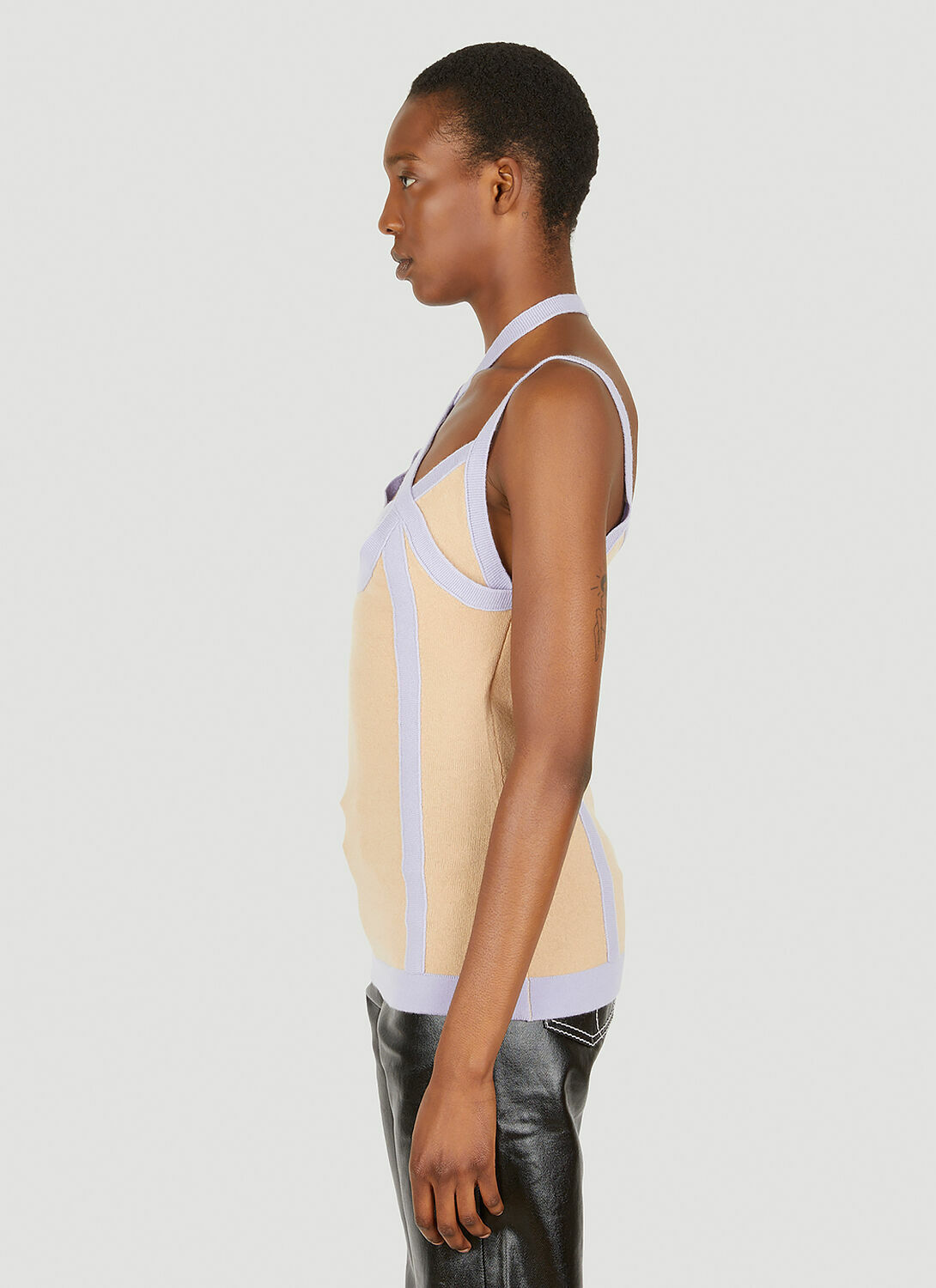 Ninamounah Asymmetric Knit Top