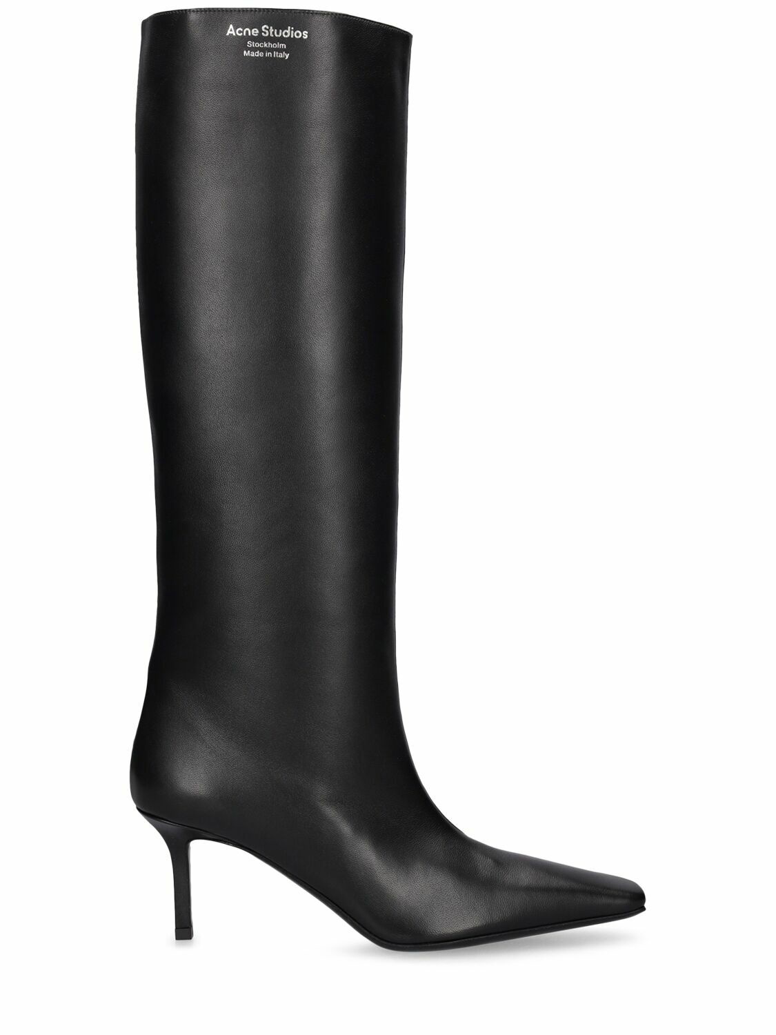 Photo: ACNE STUDIOS - 70mm Leather Tall Boots