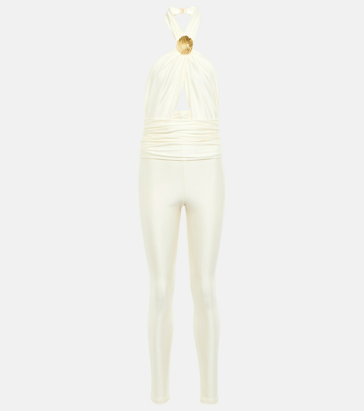 Saint Laurent - Embellished halterneck jumpsuit Saint Laurent