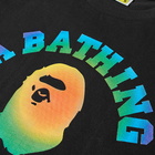 A Bathing Ape Rainbow College Tee