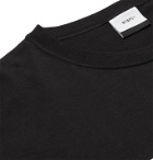 WTAPS - Logo-Appliquéd Cotton-Blend Jersey T-Shirt - Black