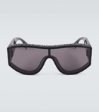 Fendi Fendi Lab embossed shield sunglasses