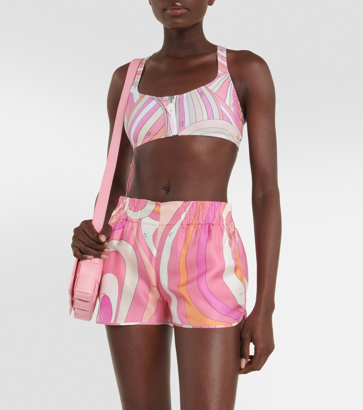 Pucci Printed silk shorts