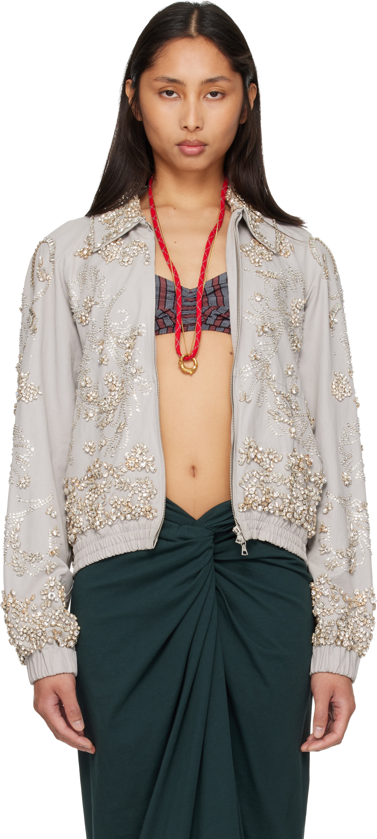 Dries Van Noten Patchwork embroidered jacket Dries Van Noten