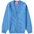 Howlin by Morrison Men's Howlin' Shaggy Bear Cardigan in Blue Power