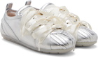 Simone Rocha Silver Ballerina Grip Sneakers