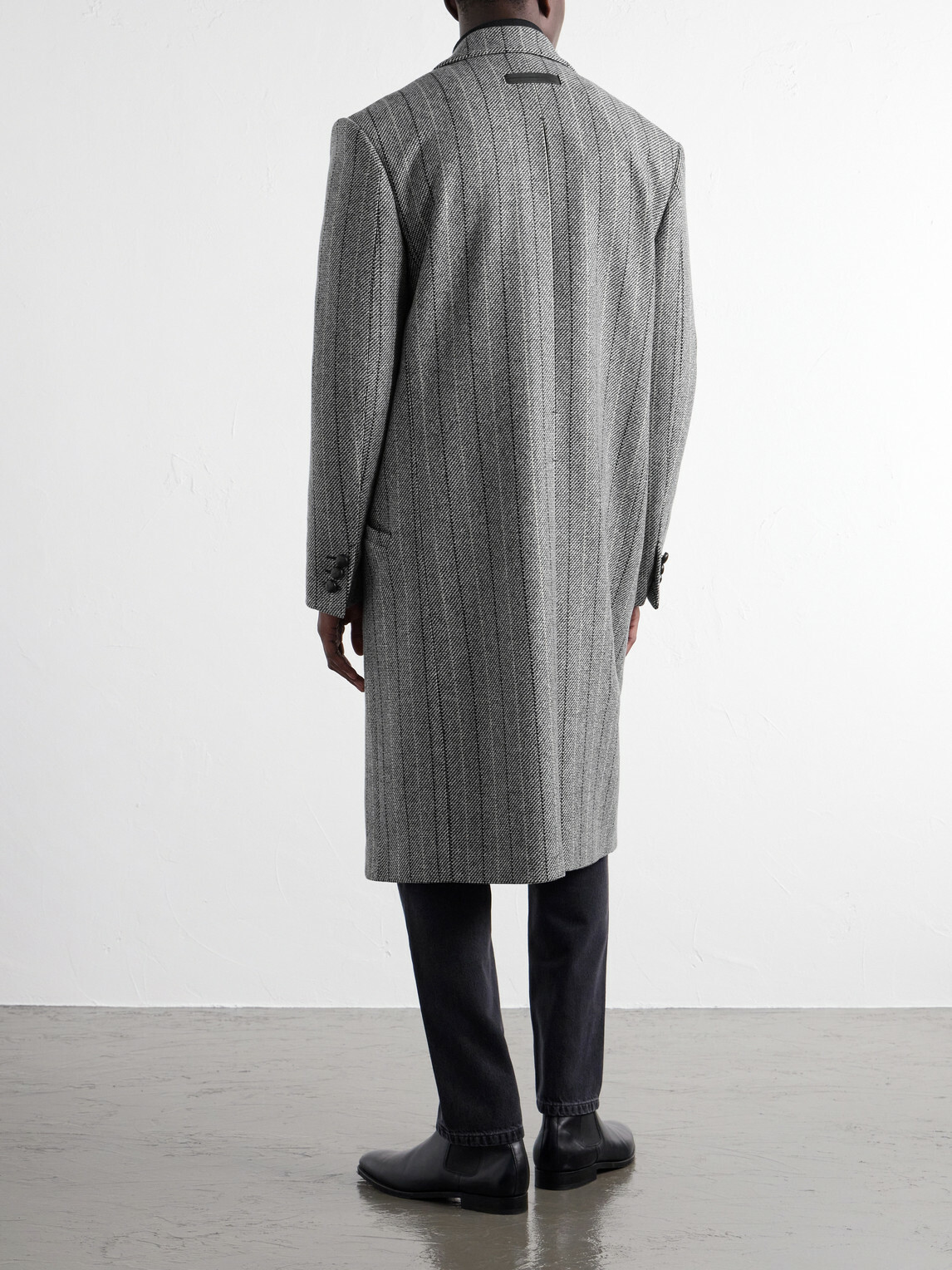 Zegna - Trofeo Selection Double-Breasted Pinstriped Wool Coat - Gray