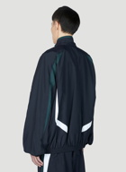 Balenciaga - Logo Embroidery Track Jacket in Navy
