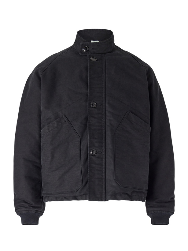 Photo: A.PRESSE - Paneled Cotton-Canvas Jacket - Black