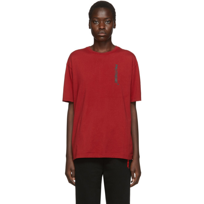 Polythene* Optics Red Graphic Back T-Shirt