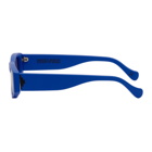 Marcelo Burlon County of Milan Blue Logo Soberano Sunglasses