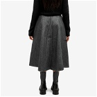 Wood Wood Women's Agatha Denim Midi Skirt in Black Wash
